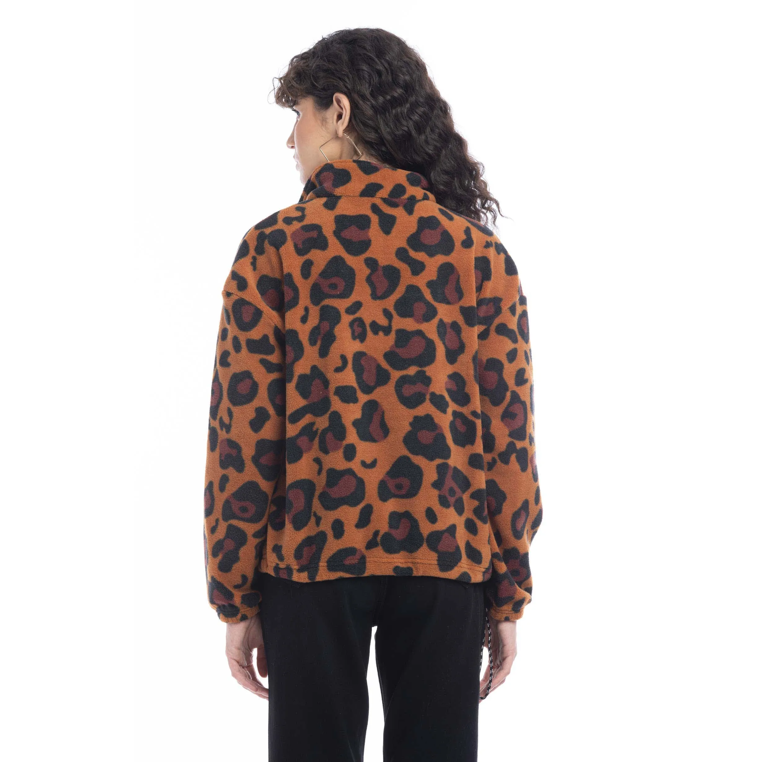 Maren High Collar Jacket in Animal Print sold by Myra Bag product image thumbnail 4