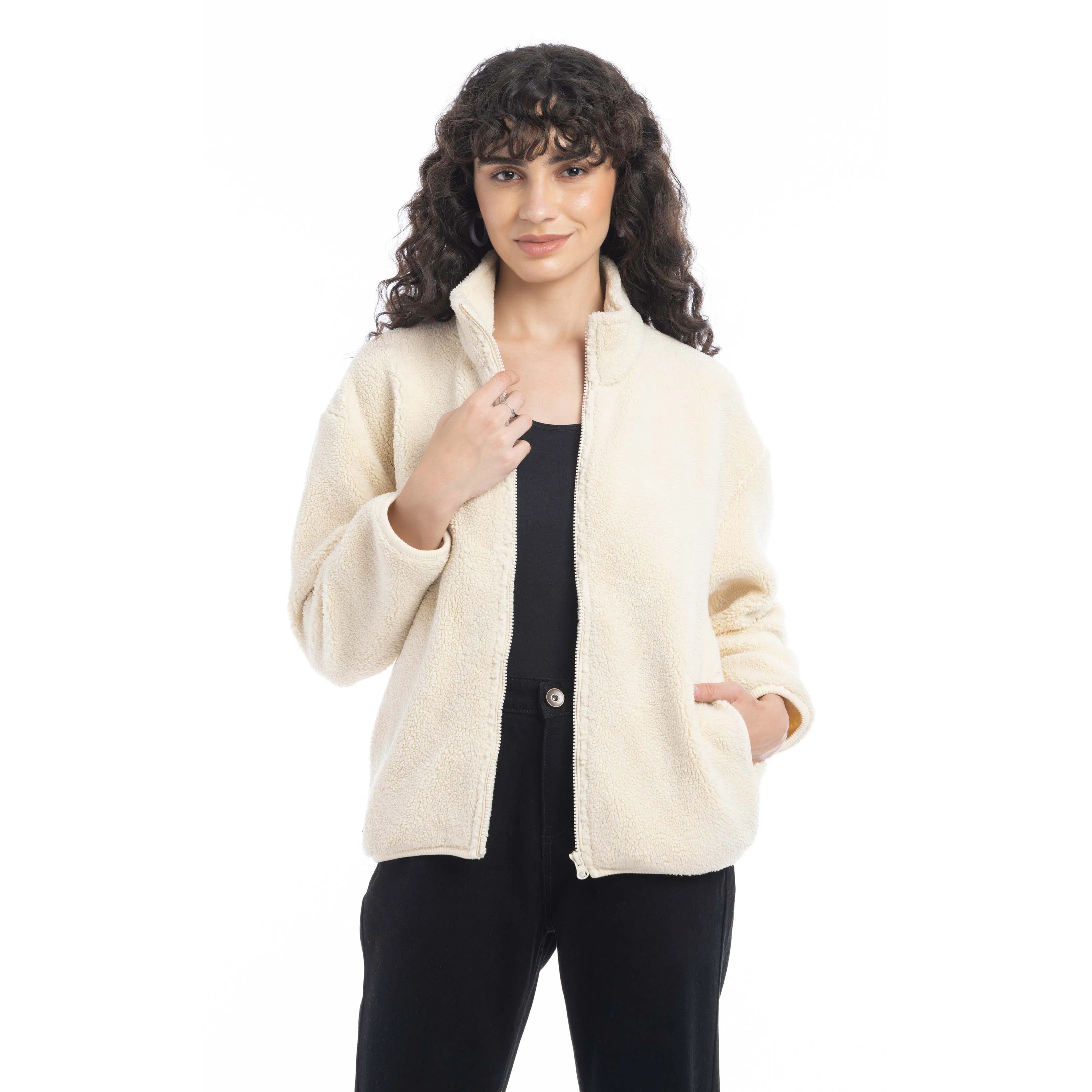 Adelina Fleece Jacket sold by Myra Bag product image thumbnail 3
