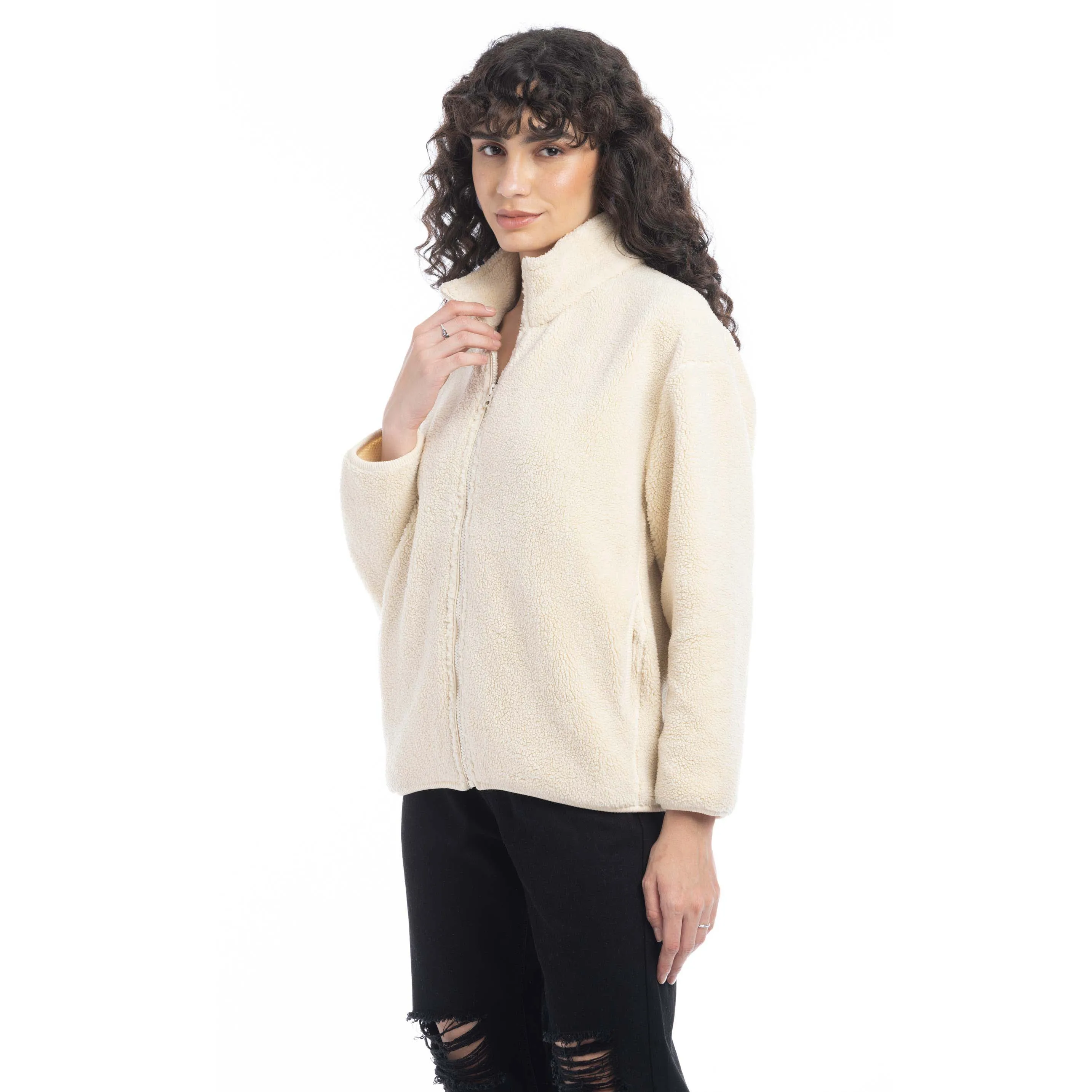 Adelina Fleece Jacket sold by Myra Bag product image thumbnail 4