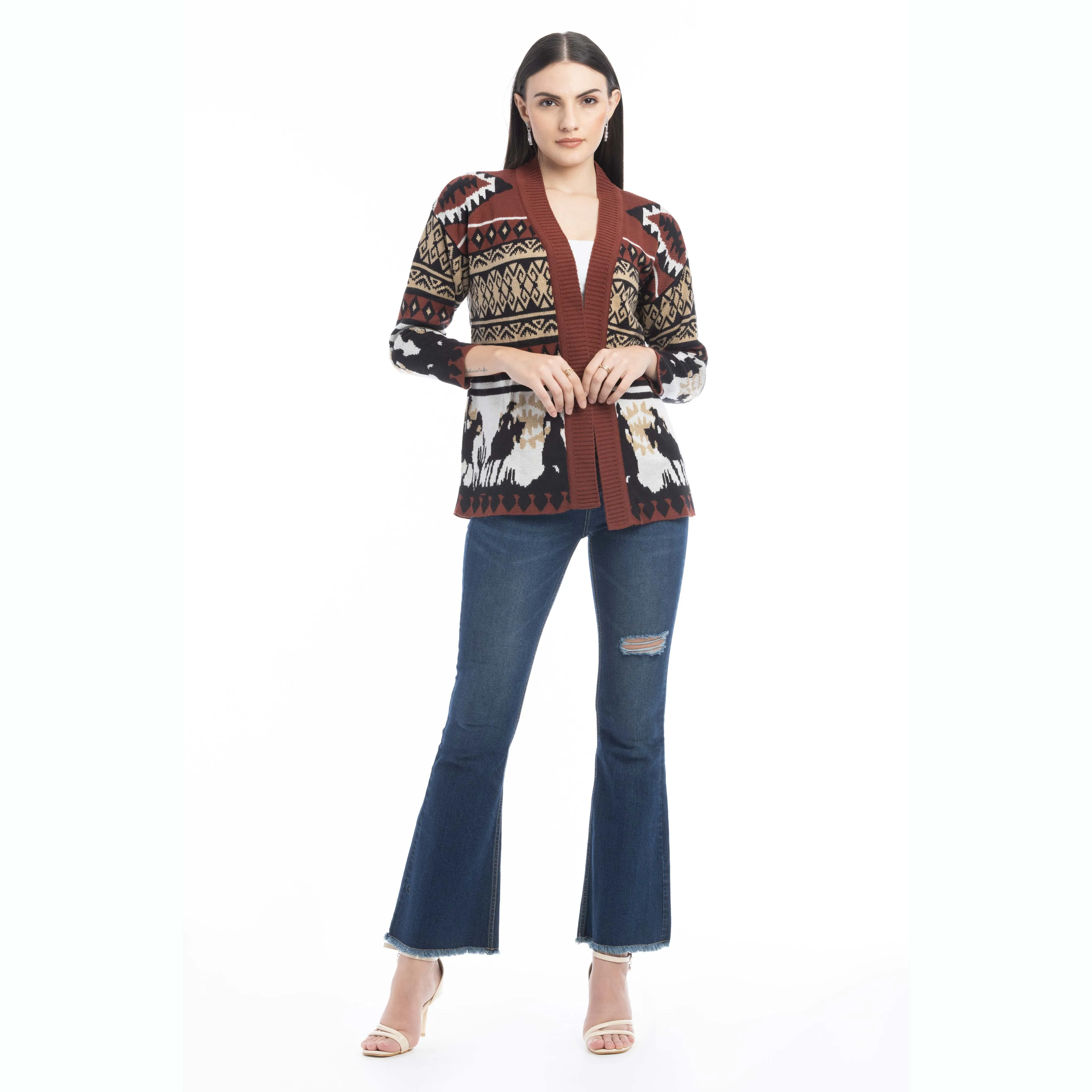 Aniyah Range Riders Cardigan sold by Myra Bag product image thumbnail 5