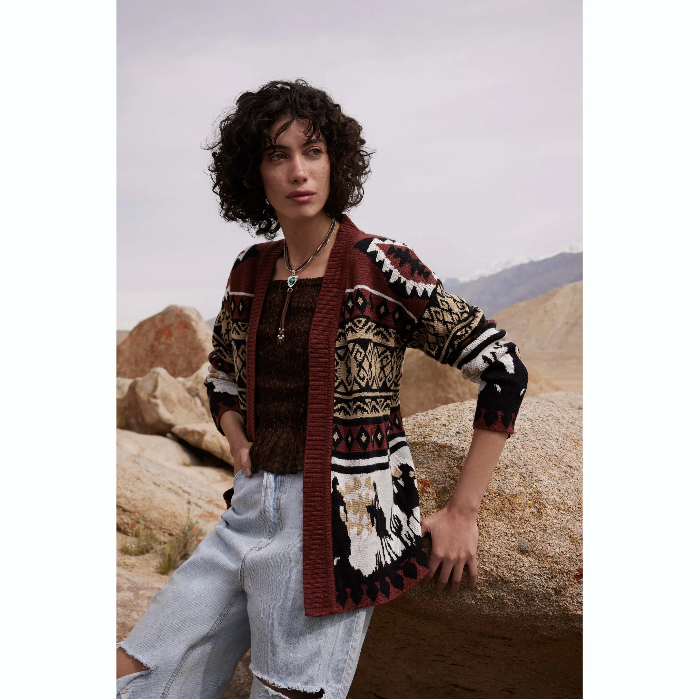 Aniyah Range Riders Cardigan sold by Myra Bag product image thumbnail 4