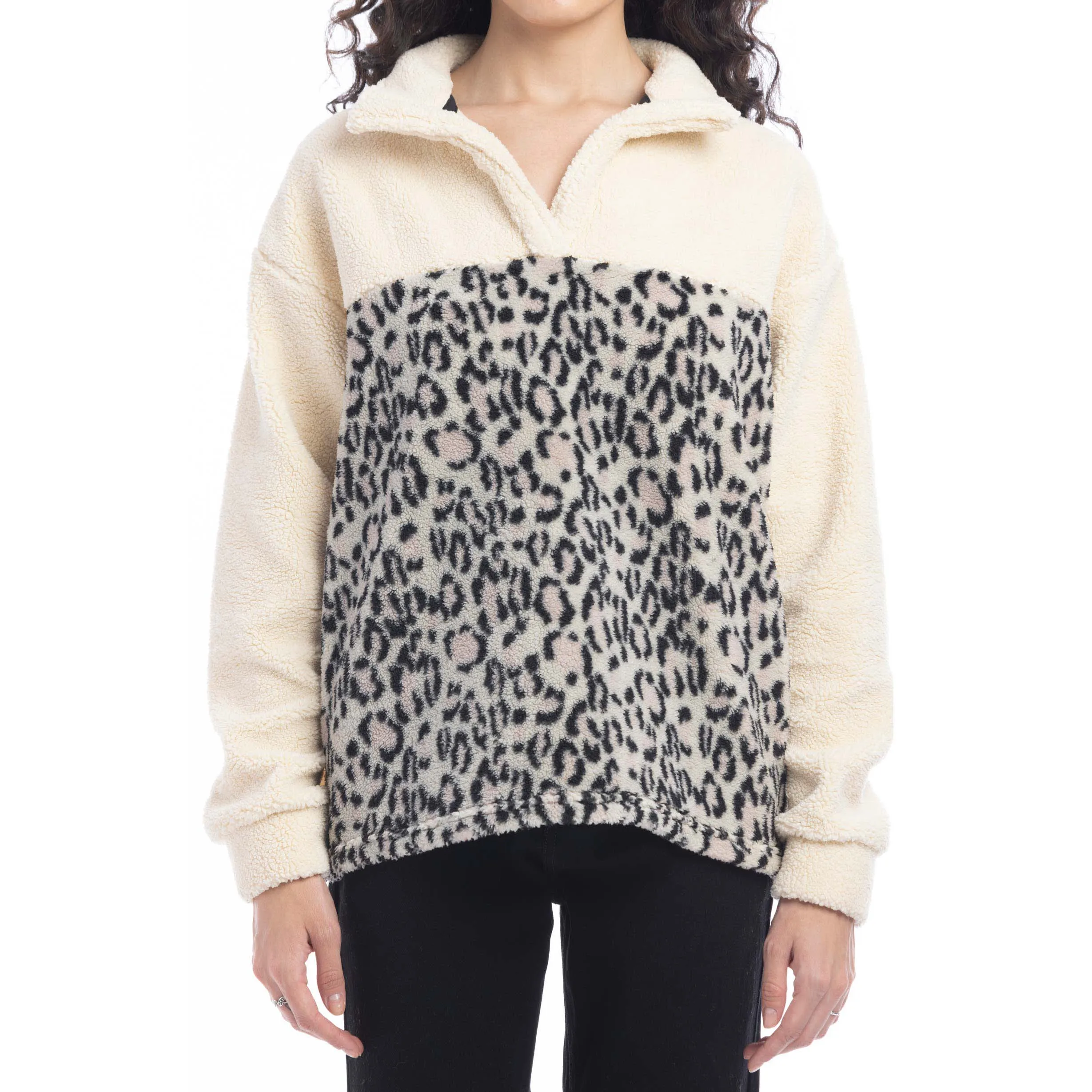 Bristol Animal Print Fleece Jacket sold by Myra Bag product image thumbnail 2