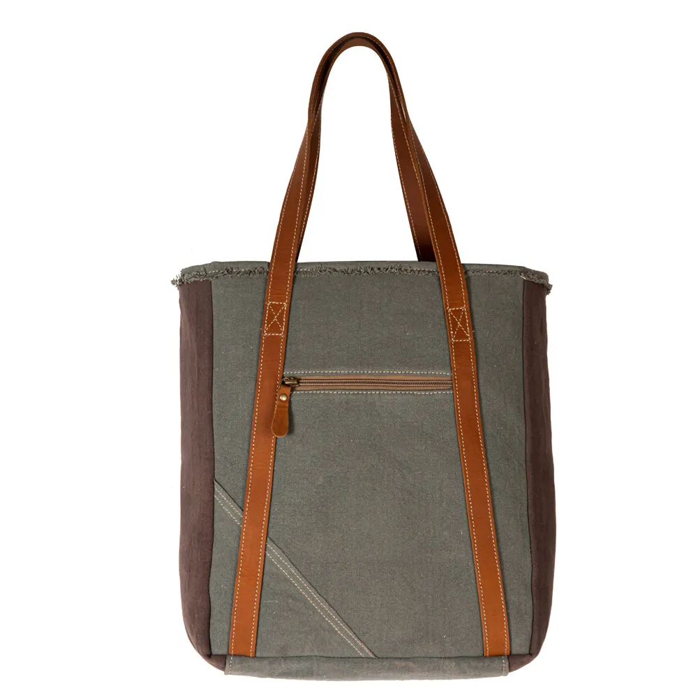 Hamilton Trimmed Tote Bag sold by Myra Bag product image thumbnail 3
