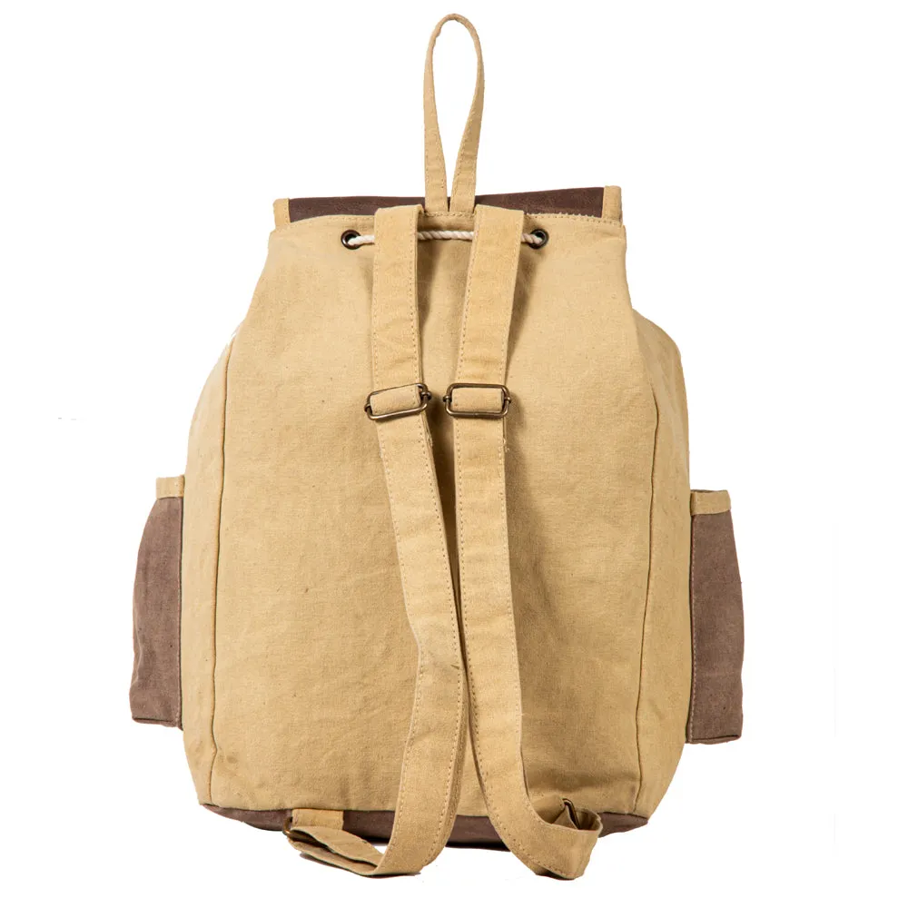 Chesternut Journey Canvas Backpack Bag sold by Myra Bag product image thumbnail 4