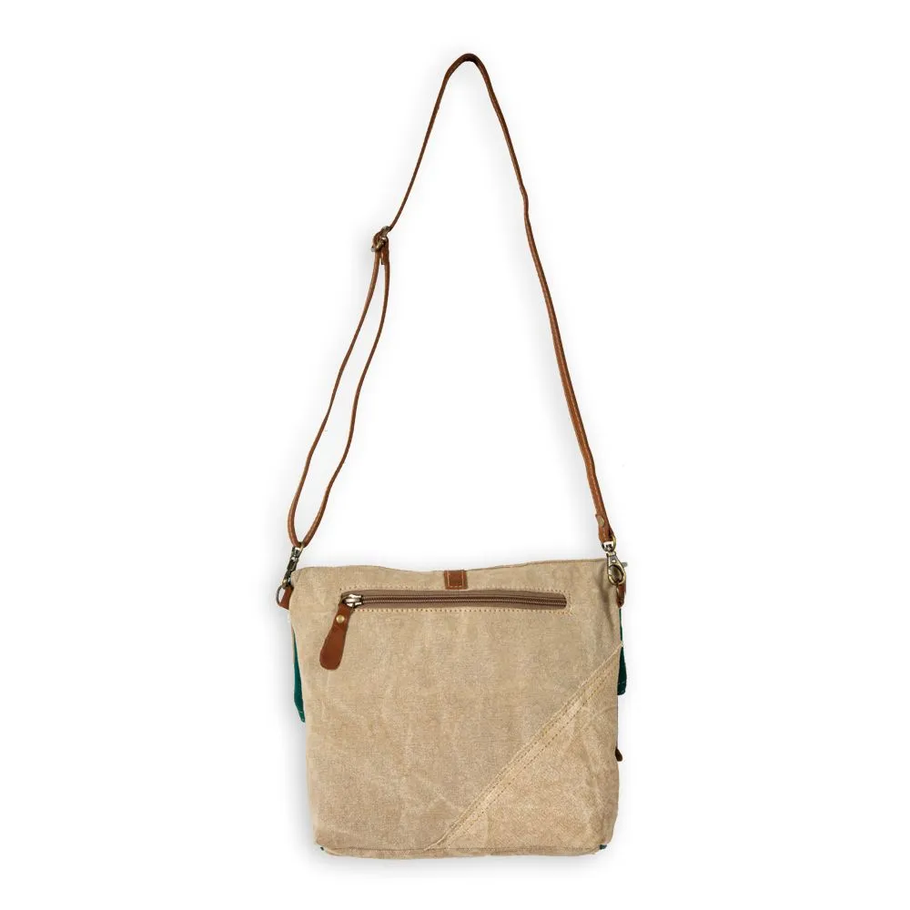 Burlander Patch Teal Small & Crossbody Bag sold by Myra Bag product image thumbnail 5