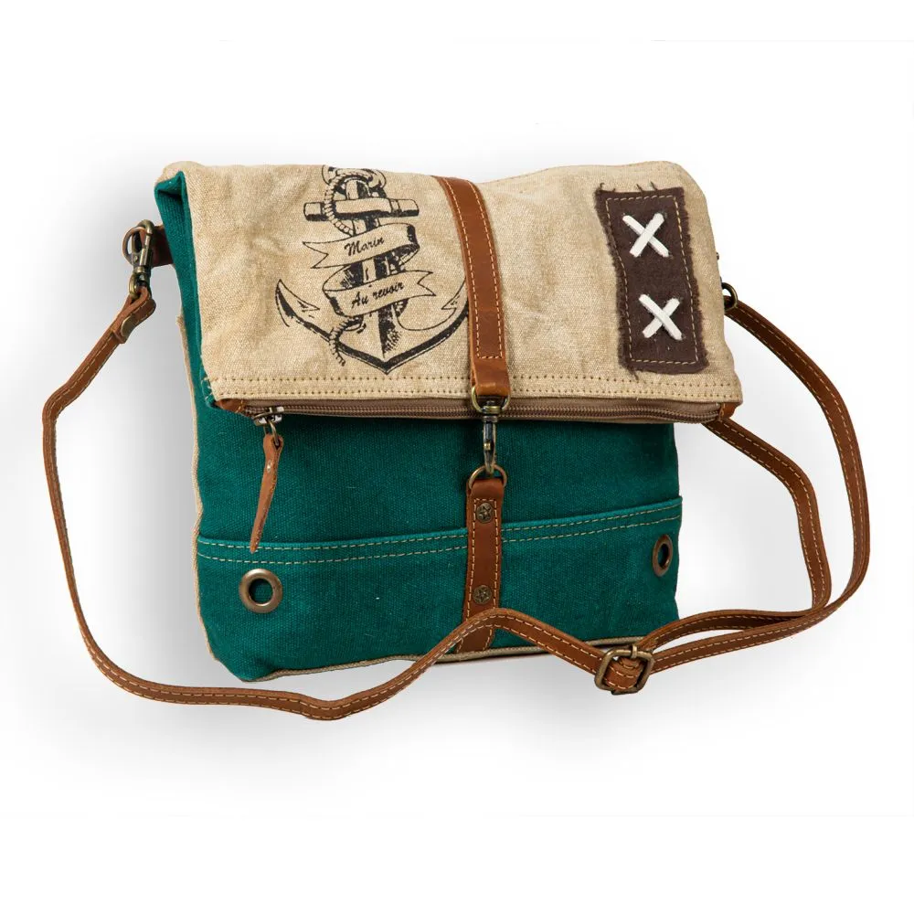 Burlander Patch Teal Small & Crossbody Bag sold by Myra Bag product image thumbnail 2