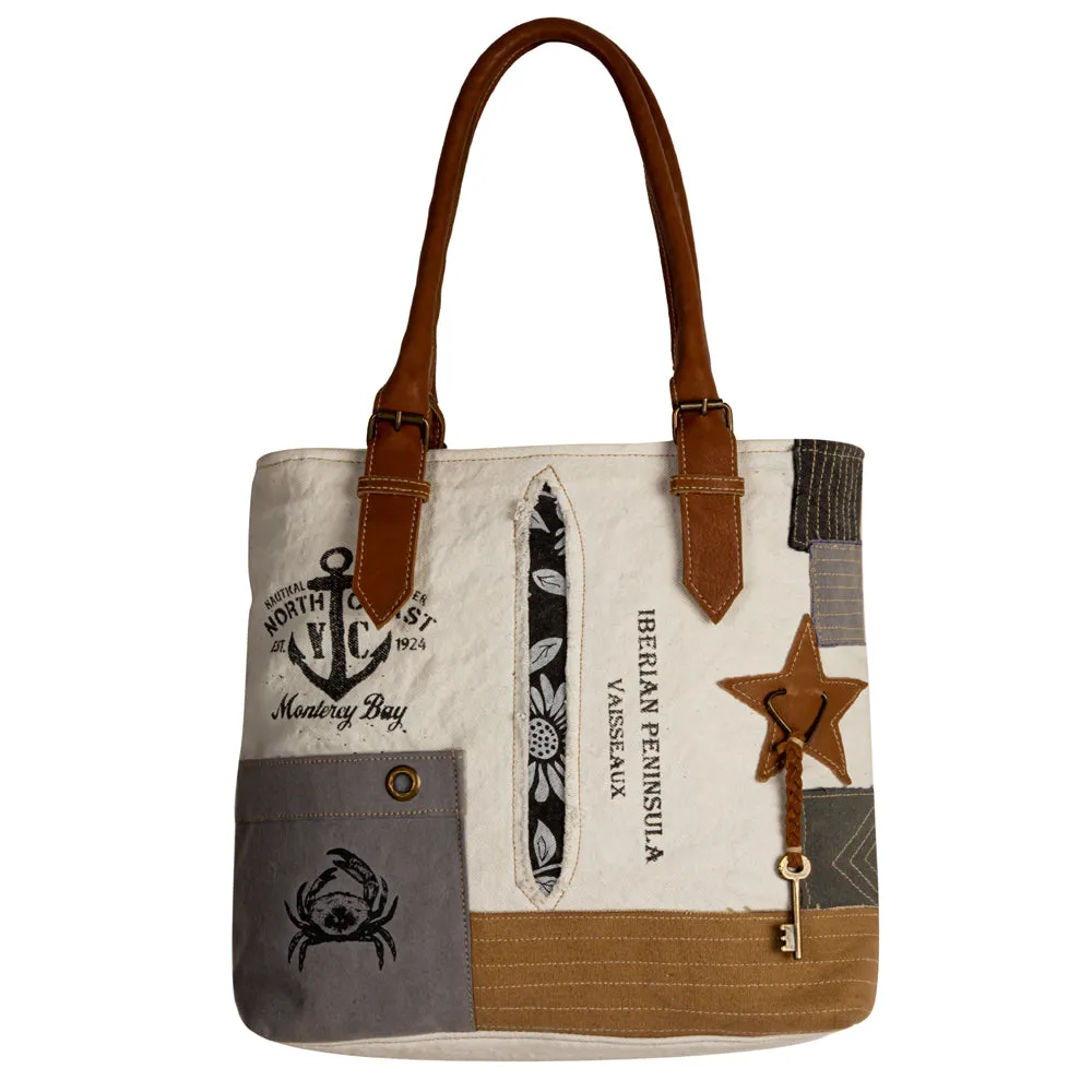 Expedition Patch Hand Tote Bag sold by Myra Bag