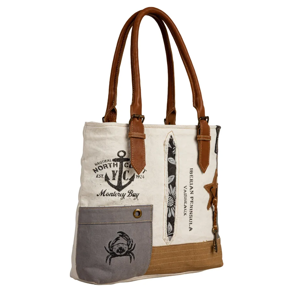 Expedition Patch Hand Tote Bag sold by Myra Bag product image thumbnail 2