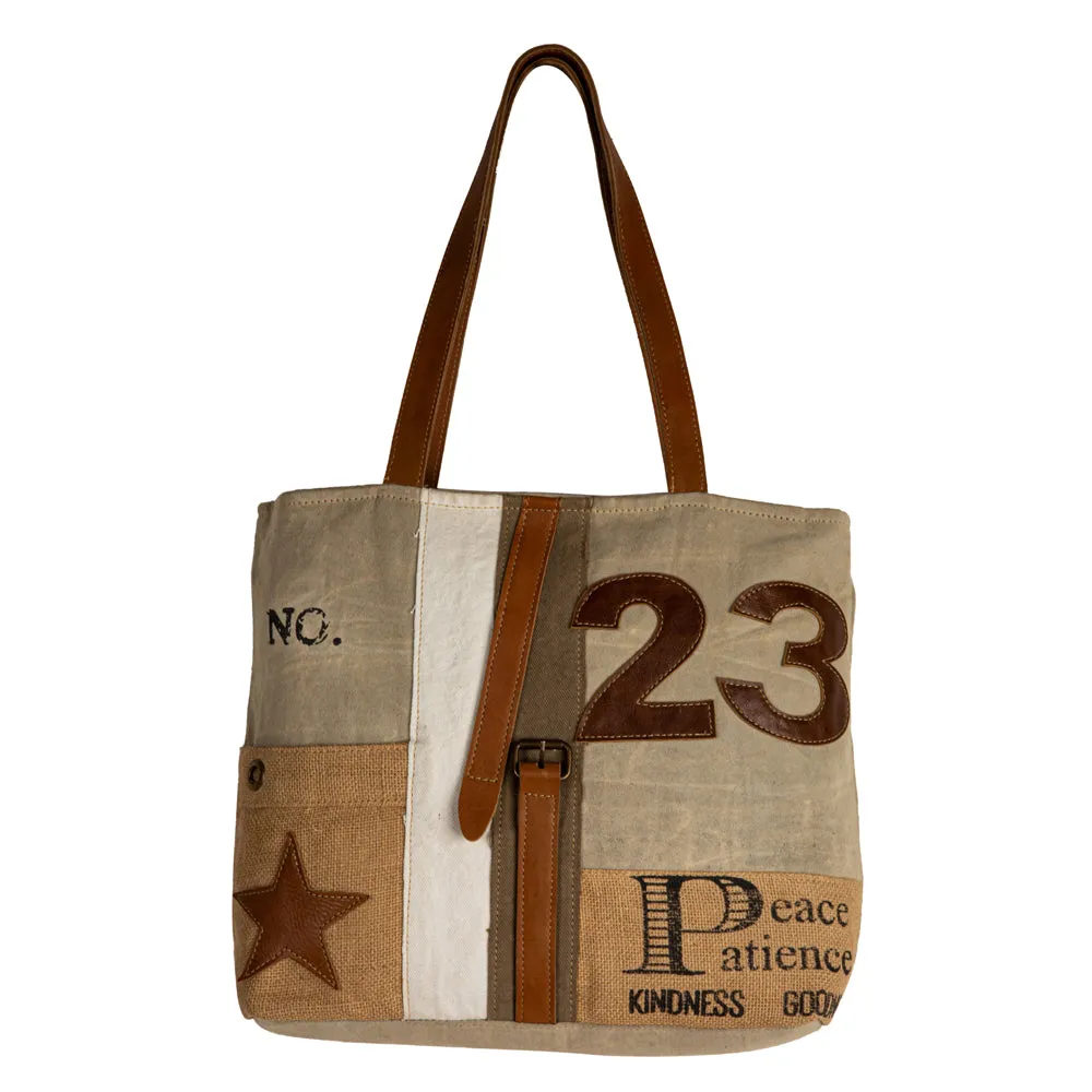 Expeditions Patch Tote Bag sold by Myra Bag product image thumbnail 5