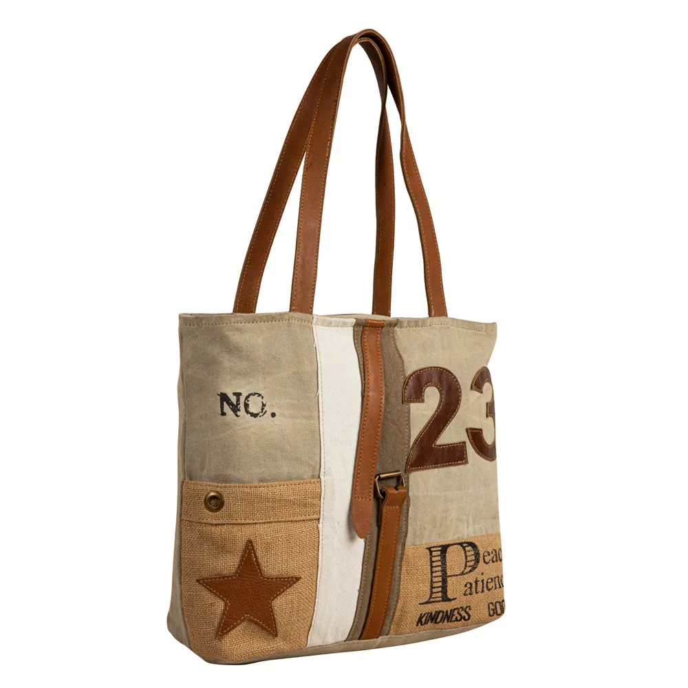 Expeditions Patch Tote Bag sold by Myra Bag product image thumbnail 2