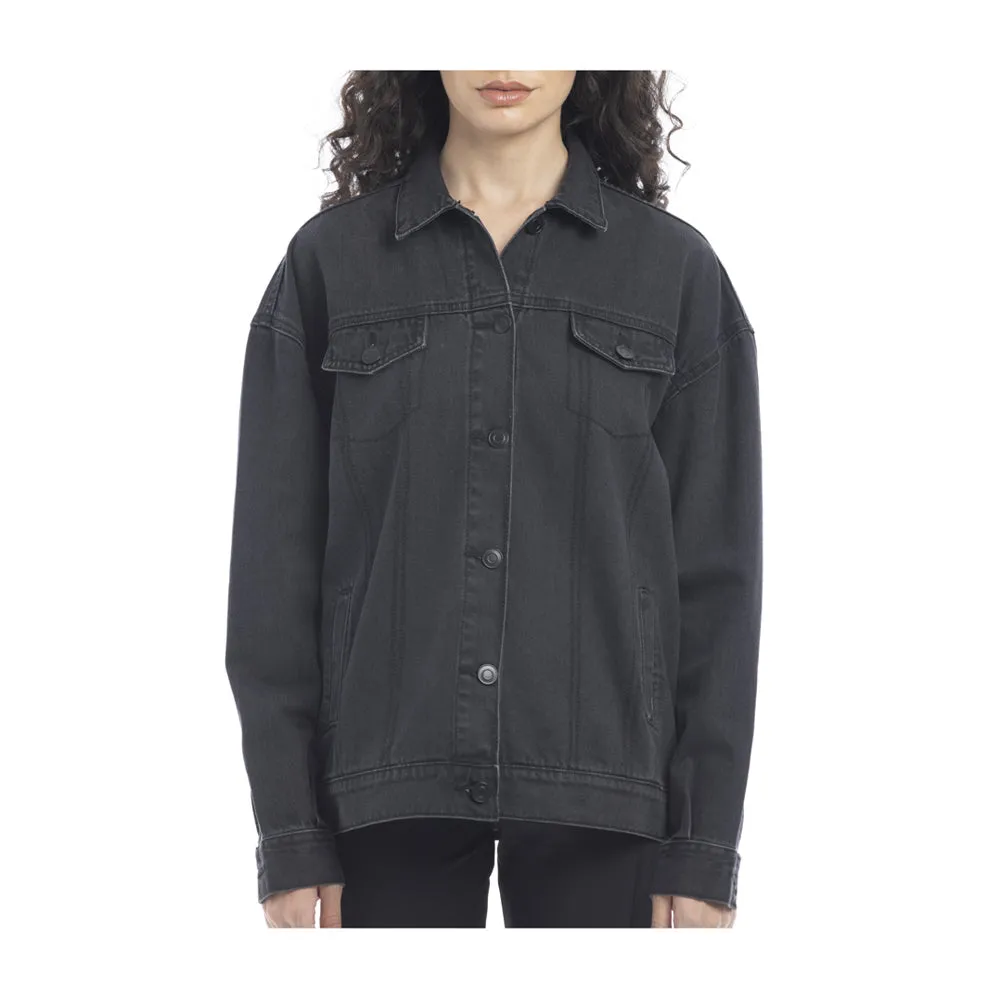 Veronica Black Denim Jacket sold by Myra Bag product image thumbnail 5