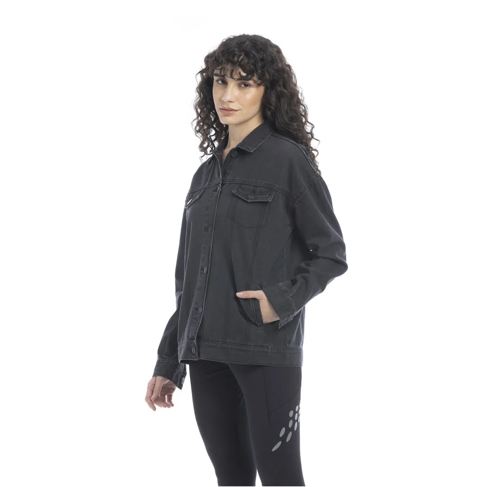 Veronica Black Denim Jacket sold by Myra Bag product image thumbnail 3