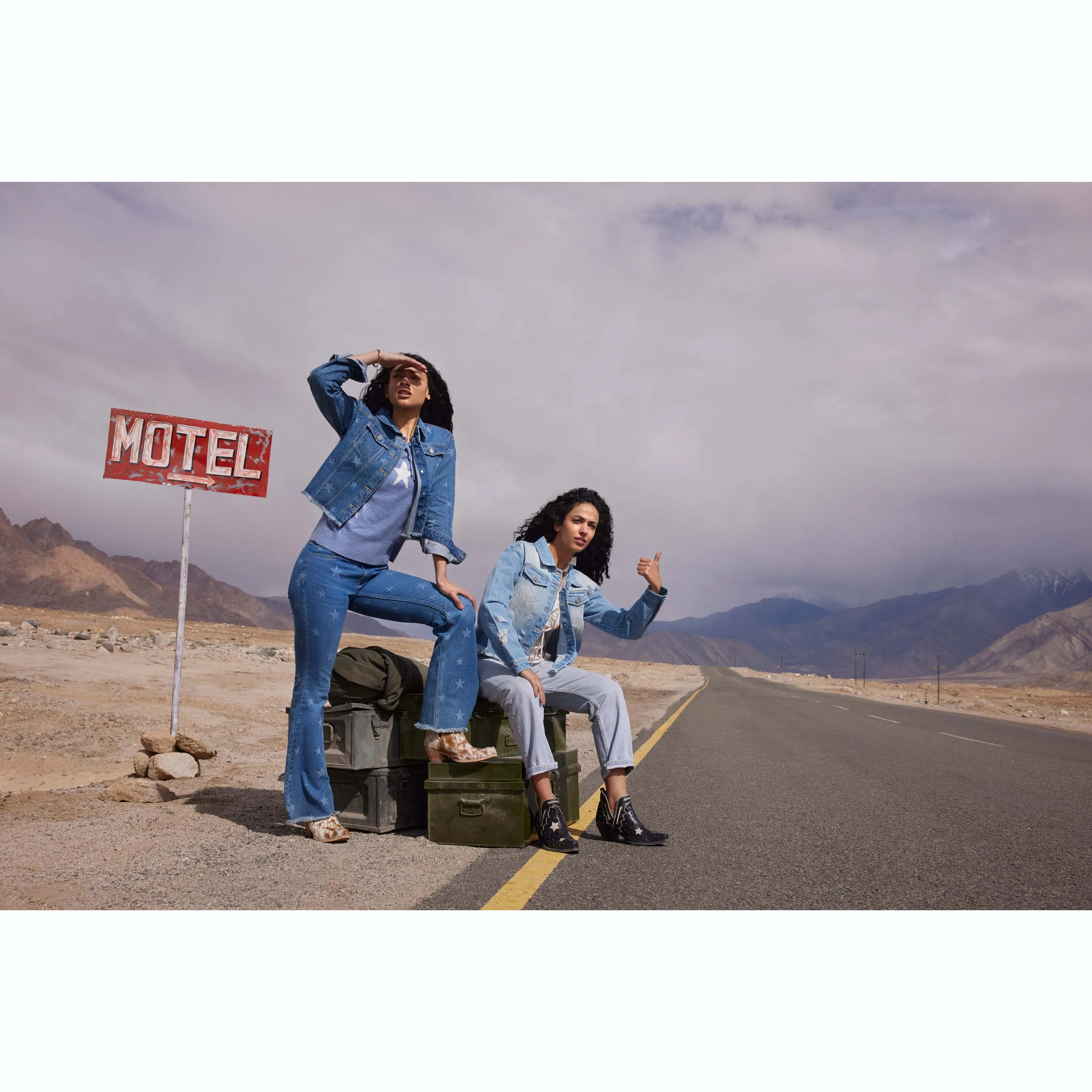 Francesca Frayed Hem Denim Jacket sold by Myra Bag product image thumbnail 5