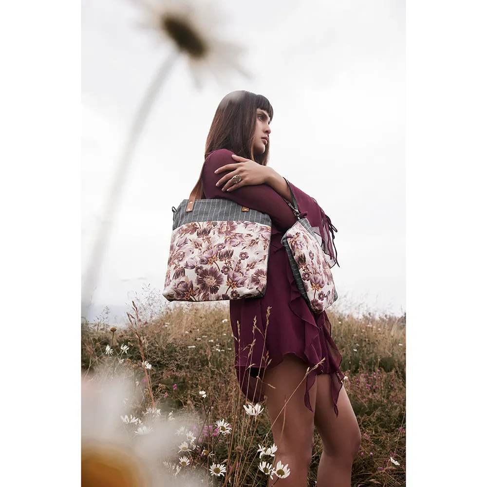 Peonie's Pleasure Tote Bag sold by Myra Bag product image thumbnail 5