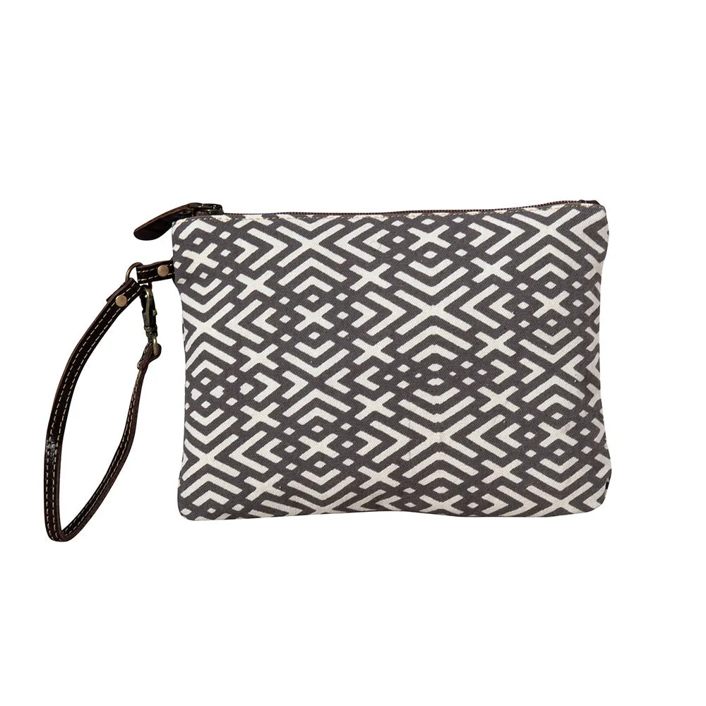 Terrence Geometric Pouch sold by Myra Bag