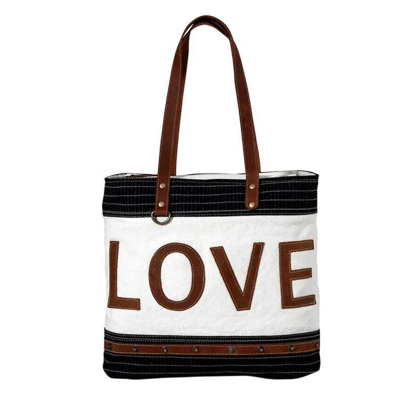 Letters Of Love  Tote Bag sold by Myra Bag