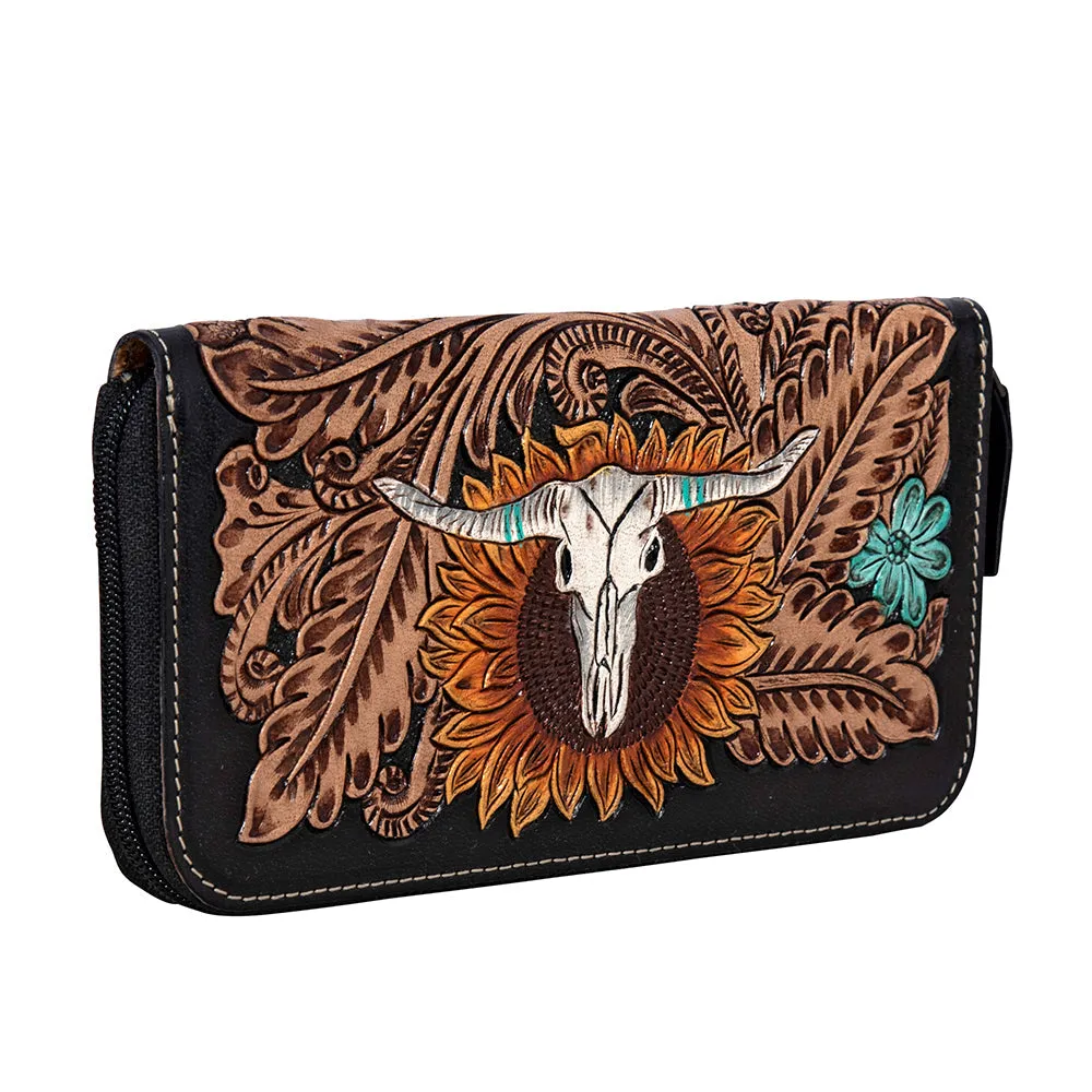 Spirit of the Herd Hand-Tooled Wallet sold by Myra Bag product image thumbnail 2