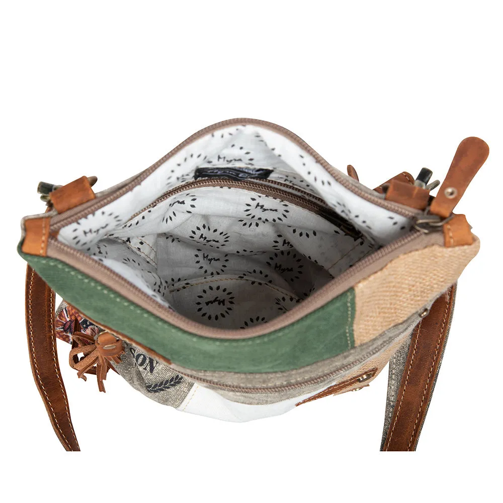 Boulangerie Floral Trim Crossbody Bag sold by Myra Bag product image thumbnail 5