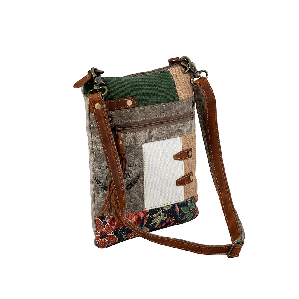 Boulangerie Floral Trim Crossbody Bag sold by Myra Bag product image thumbnail 2