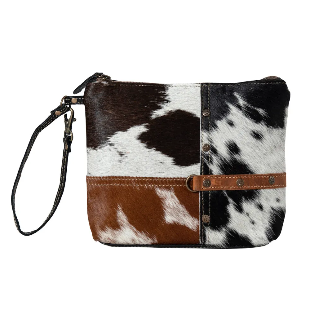Tyler Ridge Hair-on Hide Pouch sold by Myra Bag
