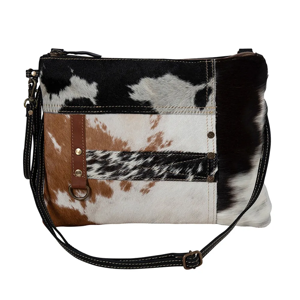 Tyler Ridge Hair-on Leather Bag sold by Myra Bag