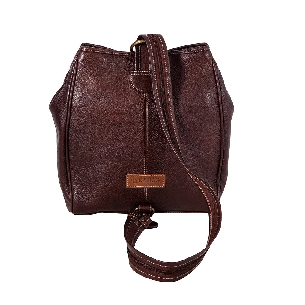 Mountain Trail Convertible Leather & Hairon Bag sold by Myra Bag product image thumbnail 3