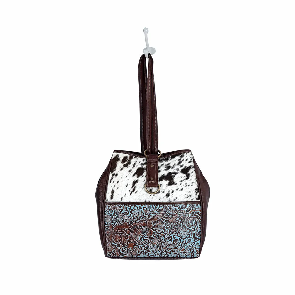 Mountain Trail Convertible Leather & Hairon Bag sold by Myra Bag product image thumbnail 4