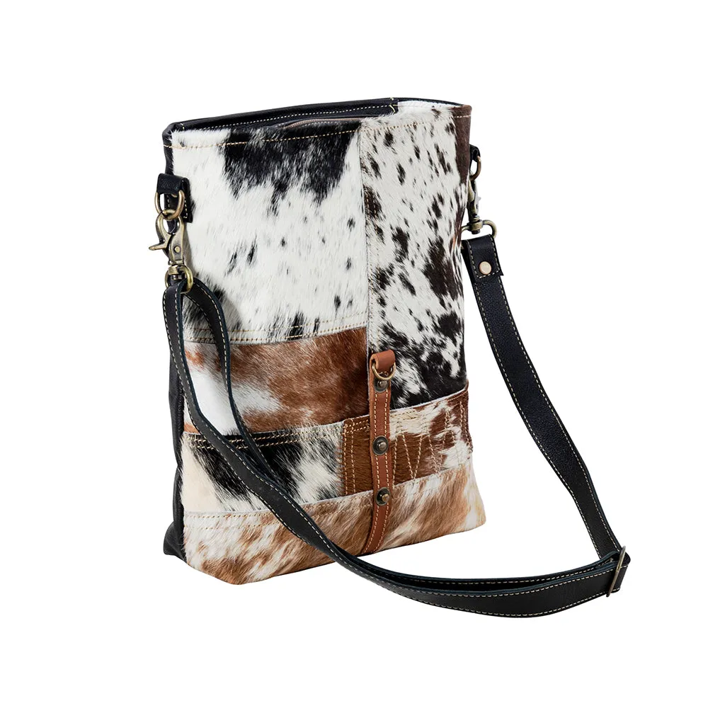 Tyler Ridge Hair-on Hide Leather Bag sold by Myra Bag product image thumbnail 2