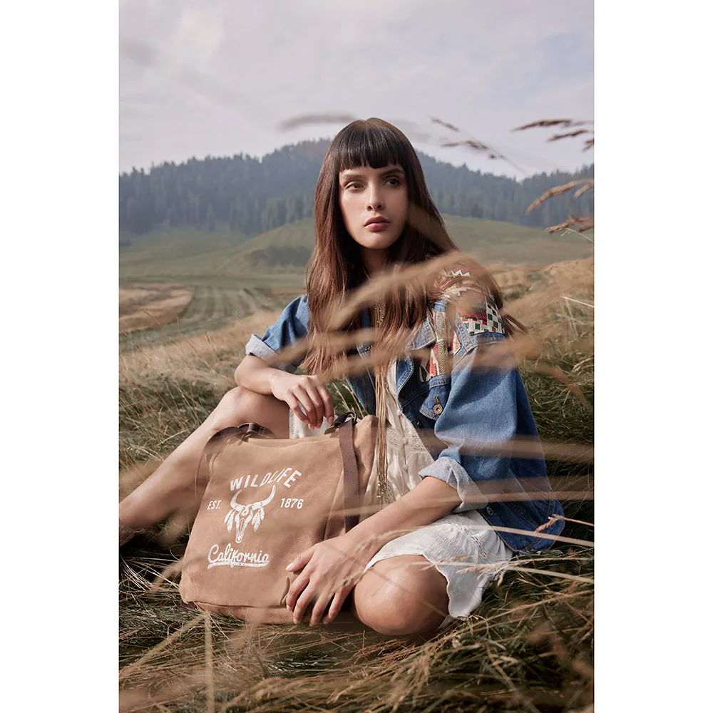 California Wildlife Tote Bag sold by Myra Bag product image thumbnail 5