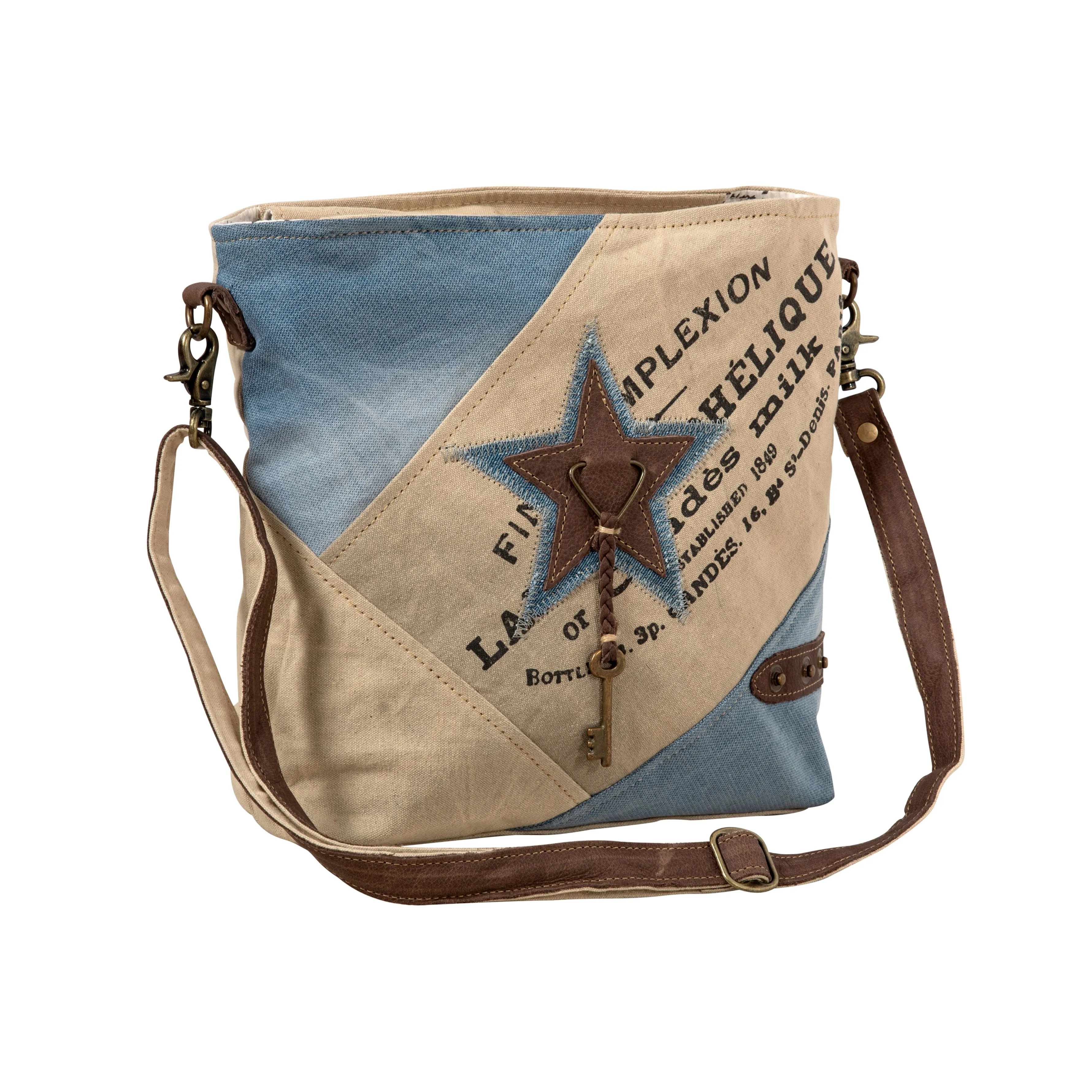 Blue Star Key Messenger Bag sold by Myra Bag product image thumbnail 2