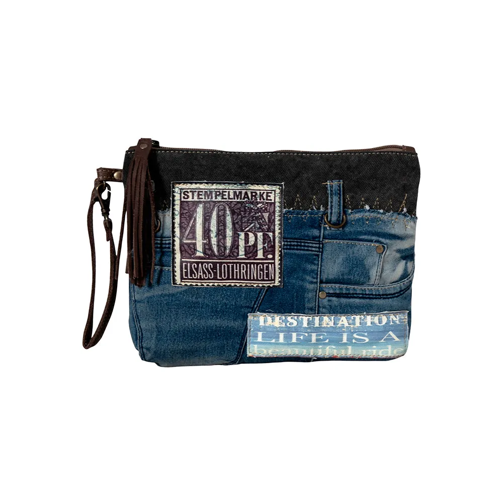 Gormully Denim Pouch sold by Myra Bag