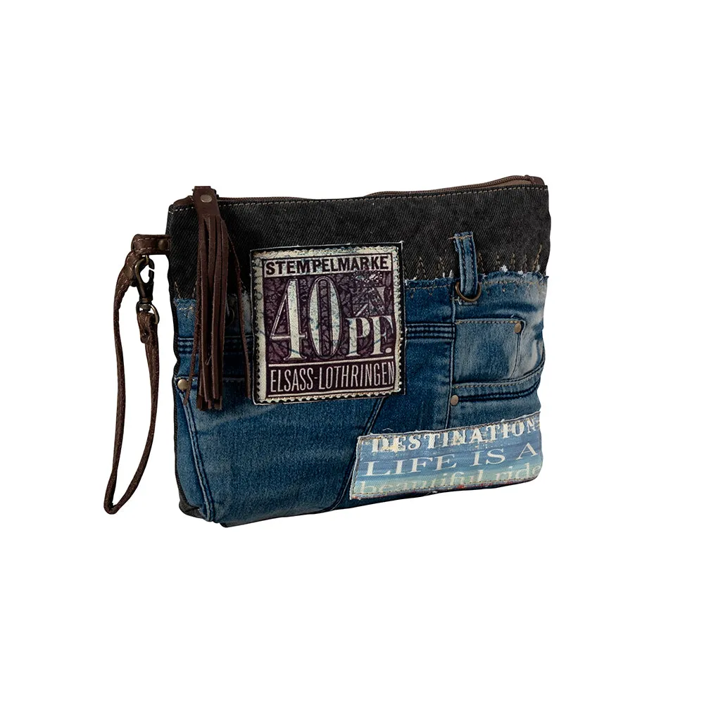 Gormully Denim Pouch sold by Myra Bag product image thumbnail 2