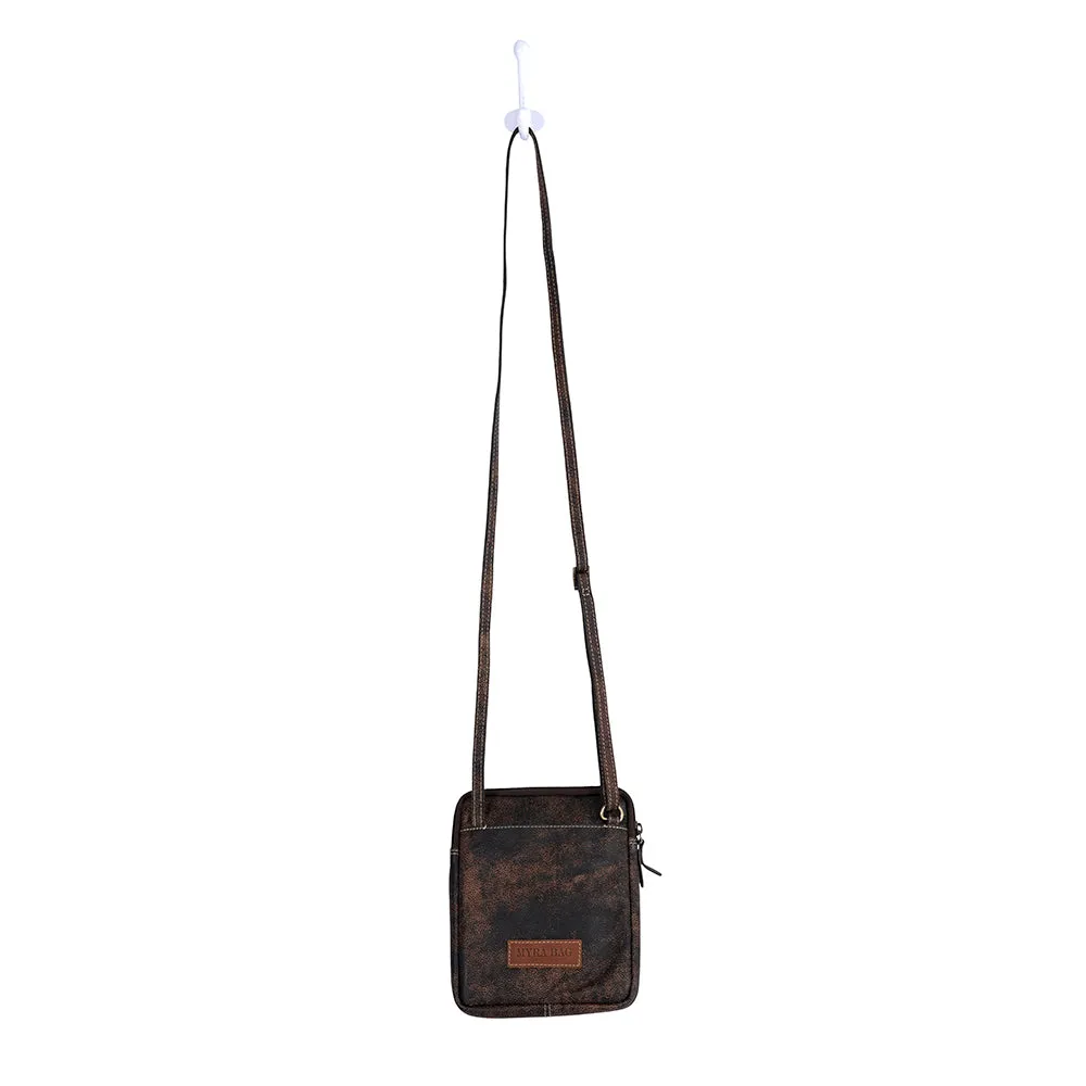 Santa Mesa Mini Leather & Hairon Bag in Light Hair-on Hide sold by Myra Bag product image thumbnail 5