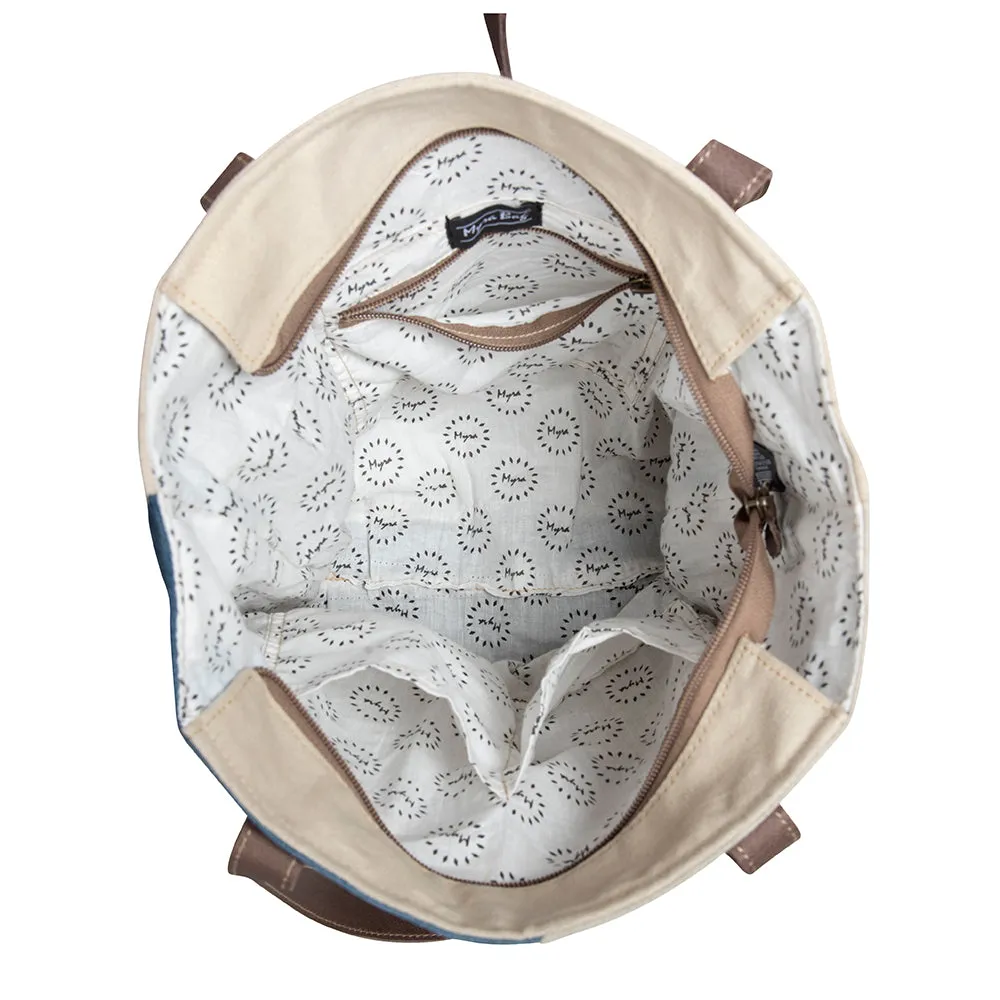 Blue Star Key Tote Bag sold by Myra Bag product image thumbnail 3