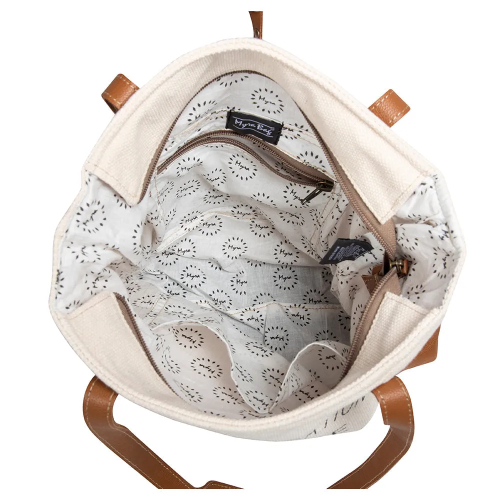 Farine Canvas Tote Bag sold by Myra Bag product image thumbnail 4