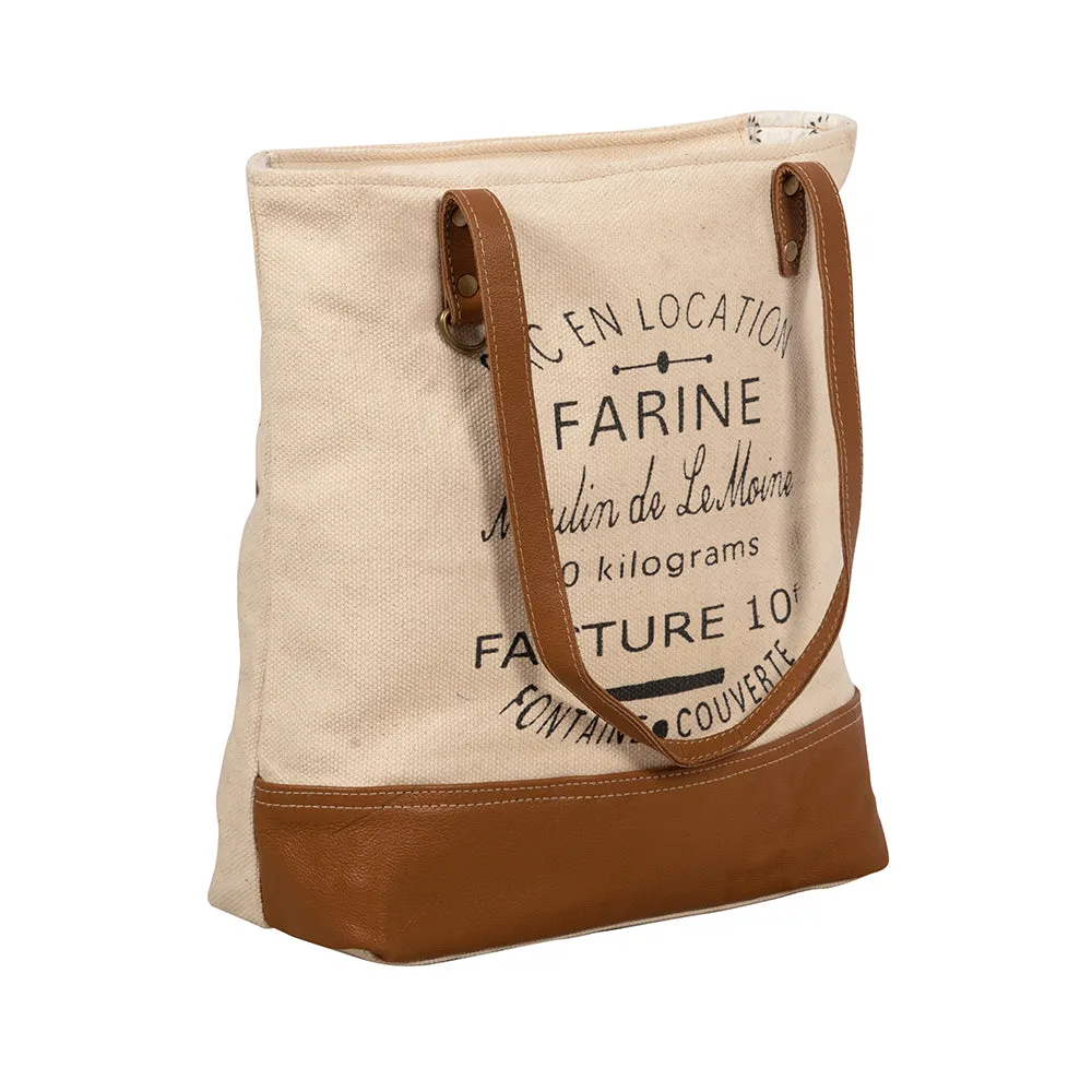 Farine Canvas Tote Bag sold by Myra Bag product image thumbnail 2