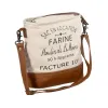 Farine Canvas Shoulder Bag sold by Myra Bag