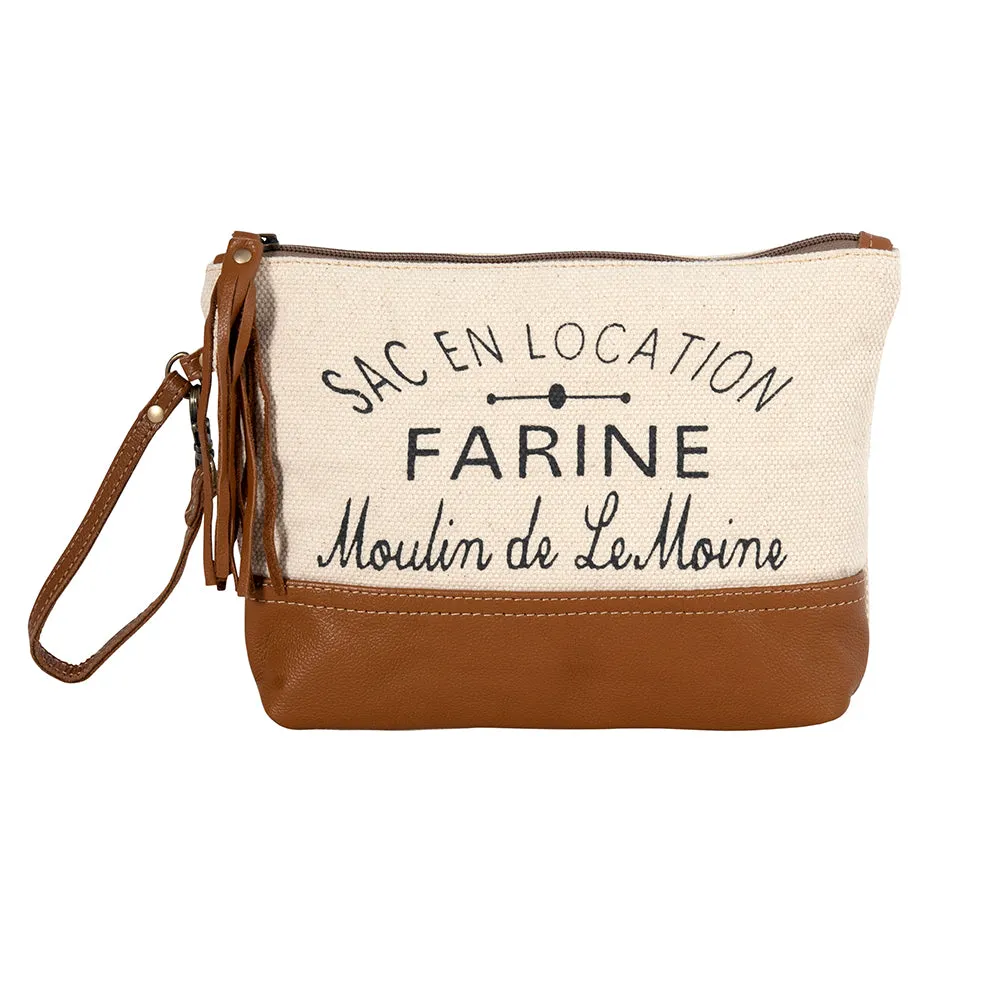 Farine Canvas Pouch sold by Myra Bag