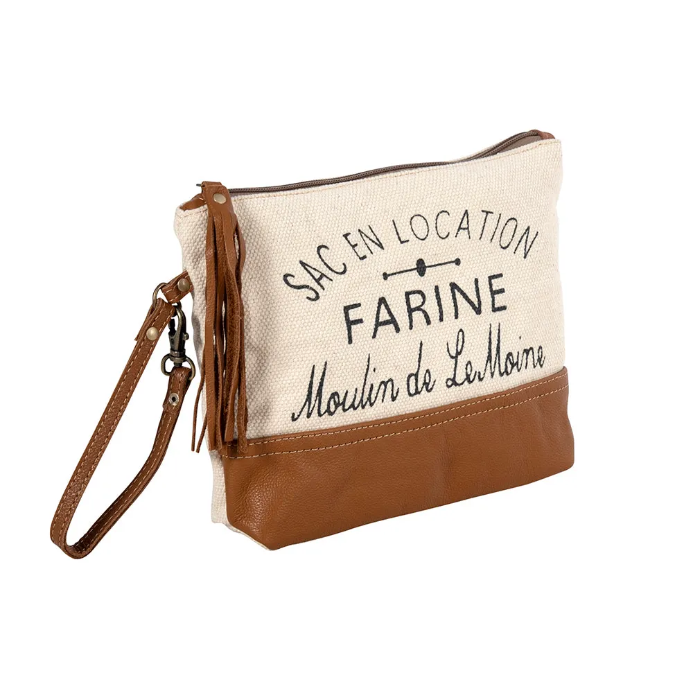 Farine Canvas Pouch sold by Myra Bag product image thumbnail 2