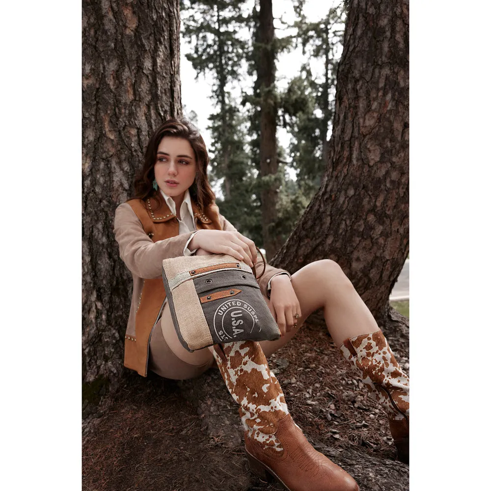 USA Canvas Patch Pouch sold by Myra Bag product image thumbnail 4