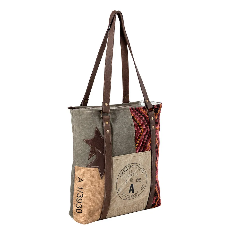 Singapore Port of Call Tote Bag sold by Myra Bag product image thumbnail 2