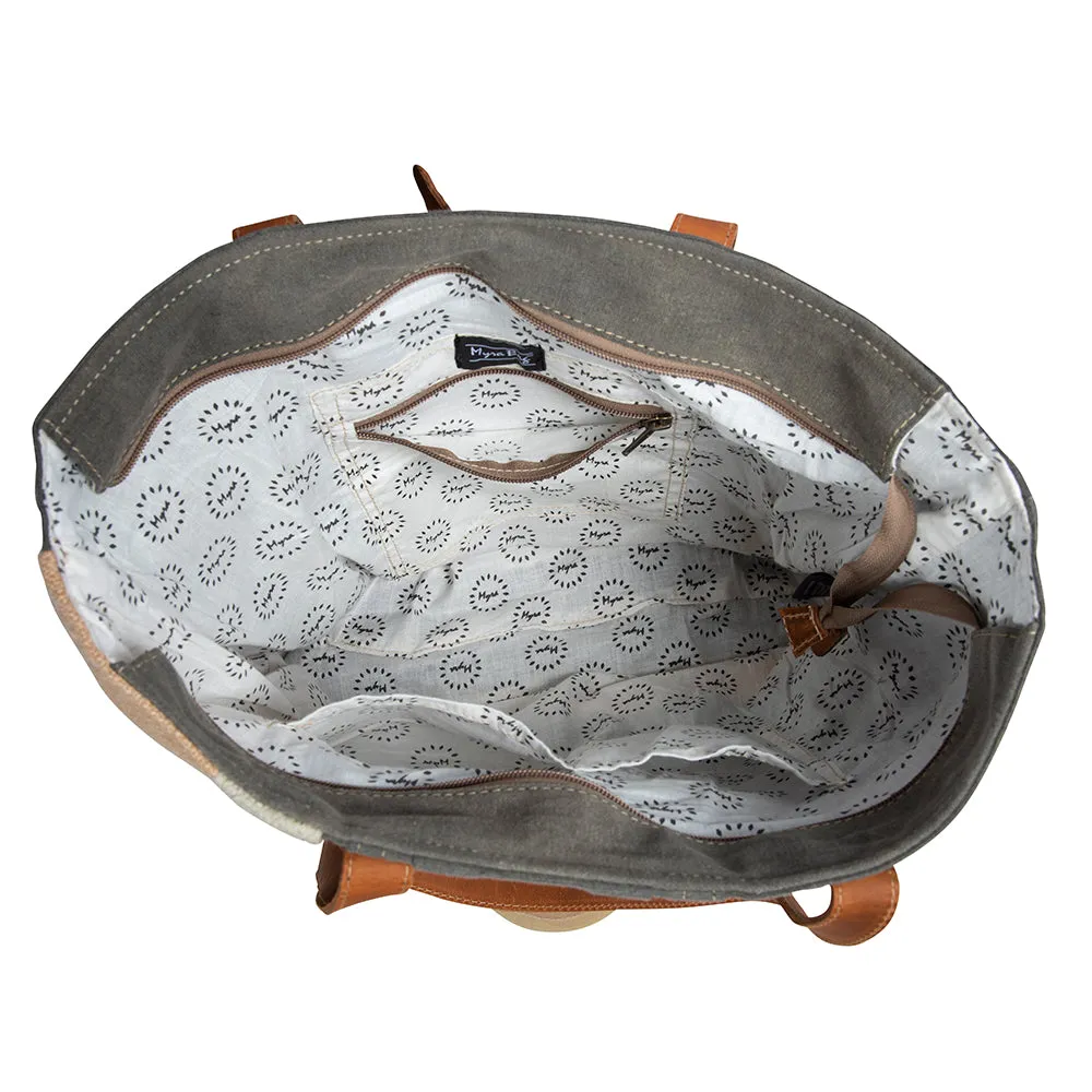 USA Canvas Patch Tote Bag sold by Myra Bag product image thumbnail 4