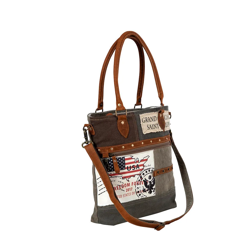 USA Freedom Tote Bag sold by Myra Bag product image thumbnail 2