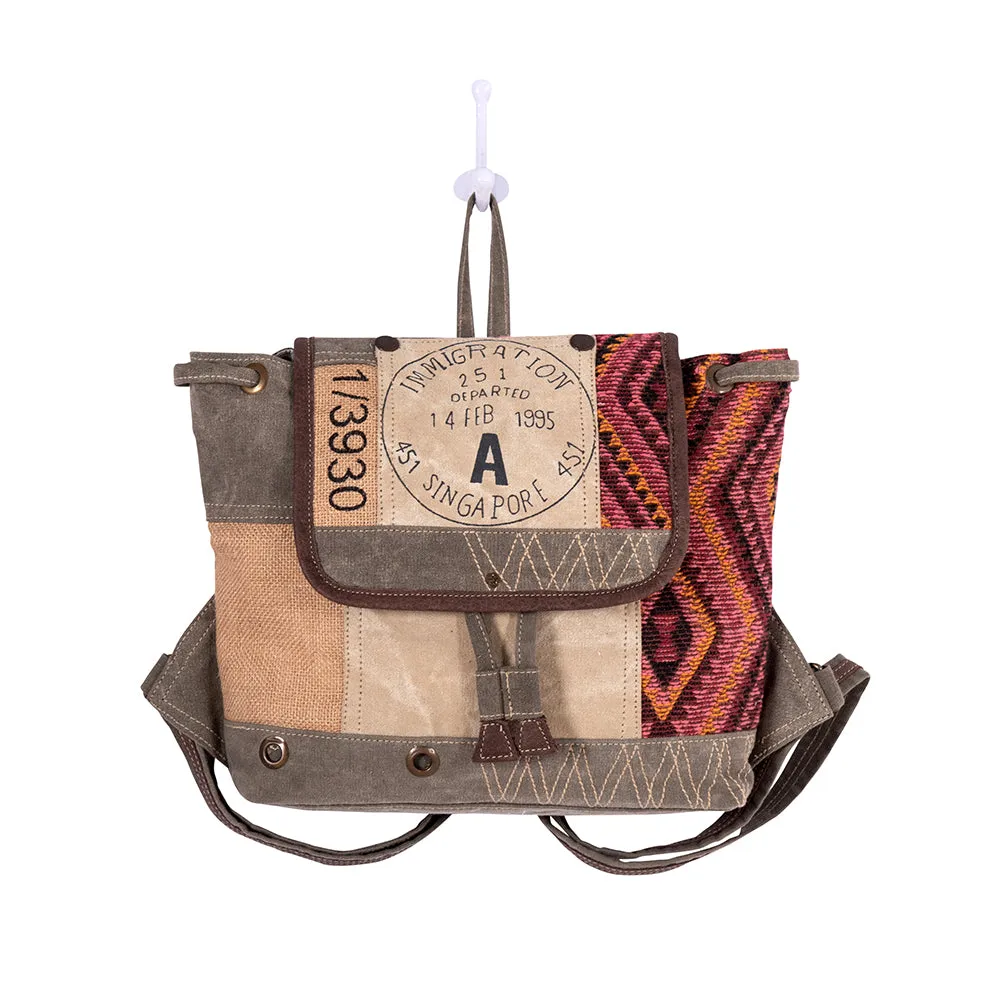 Singapore Port of Call Backpack Bag sold by Myra Bag product image thumbnail 4