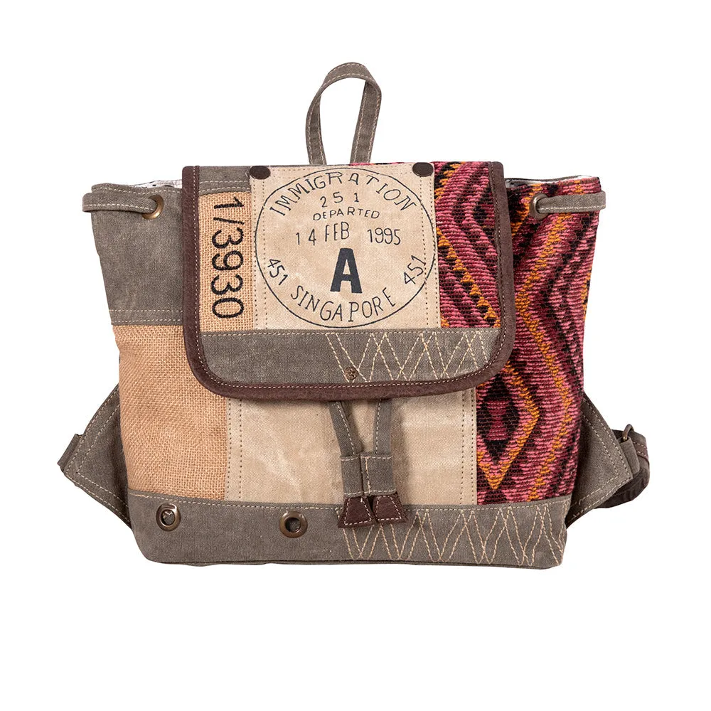 Singapore Port of Call Backpack Bag sold by Myra Bag