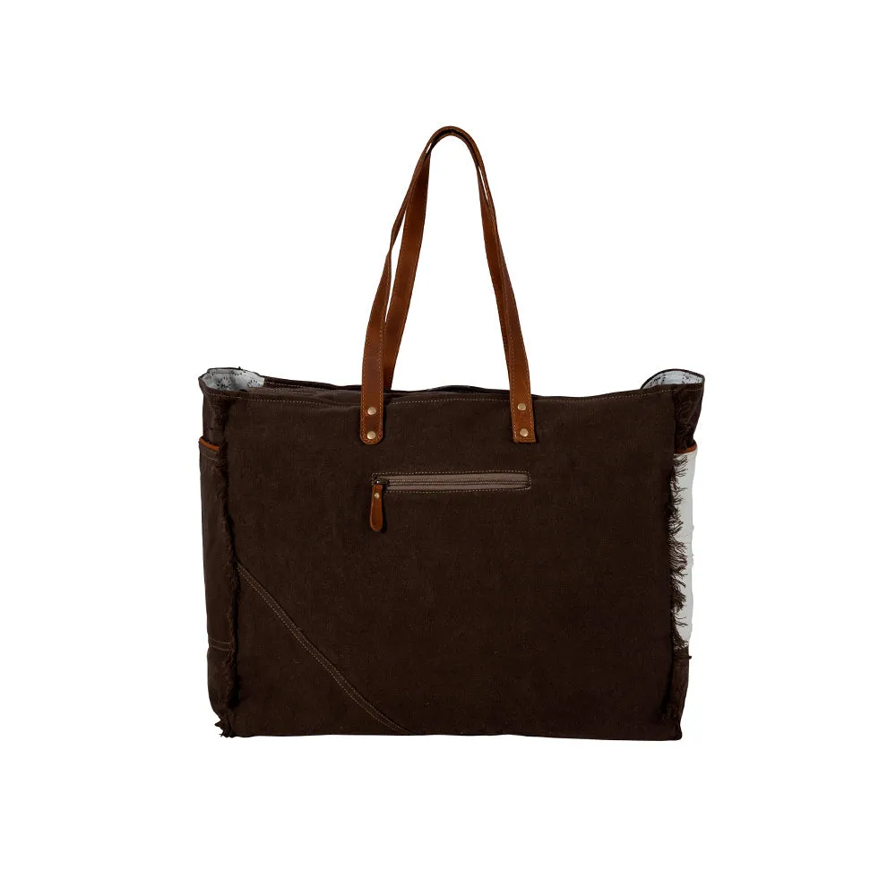 Graded Cotton Farmland Weekender Bag sold by Myra Bag product image thumbnail 3