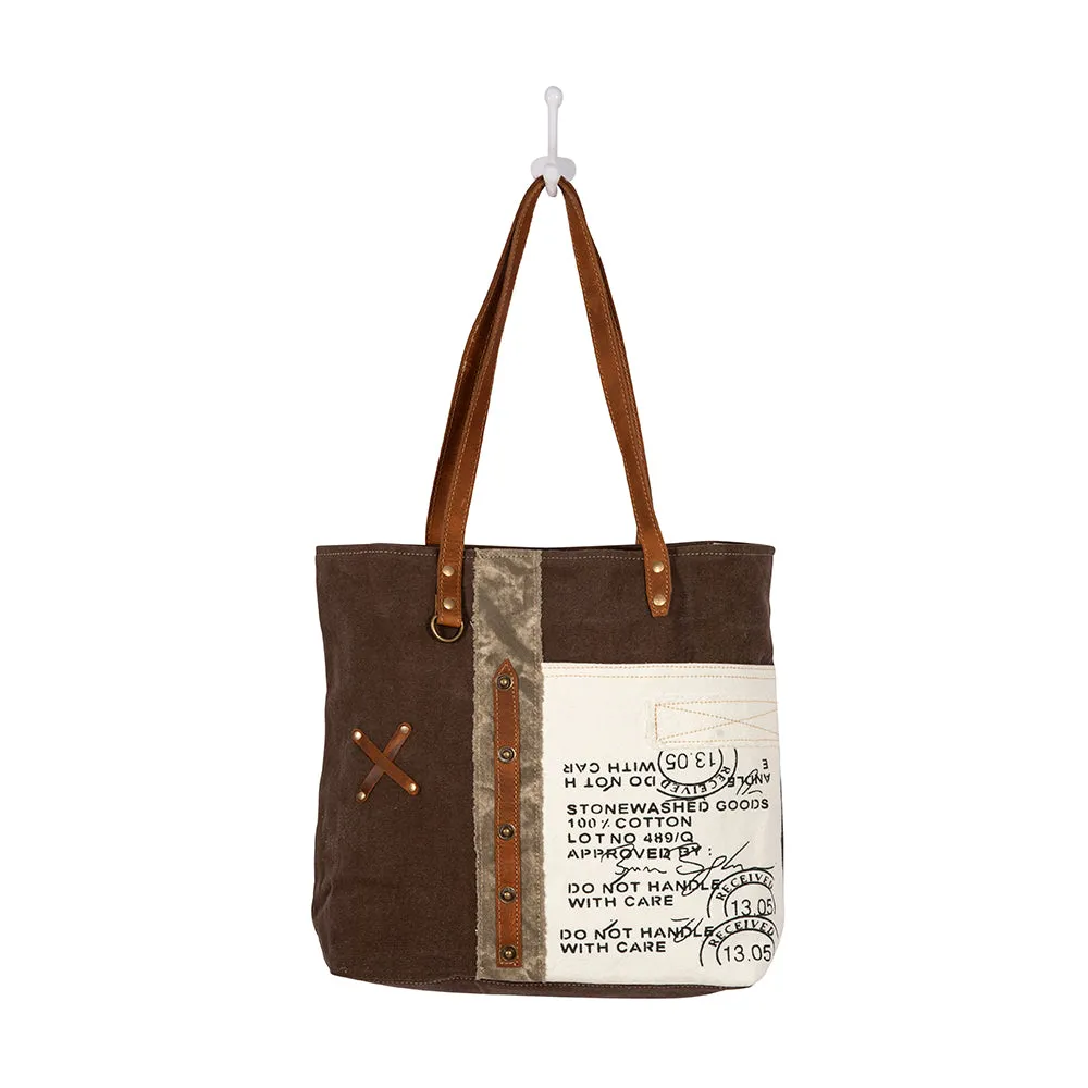 Graded Cotton Farmland Tote Bag sold by Myra Bag product image thumbnail 5