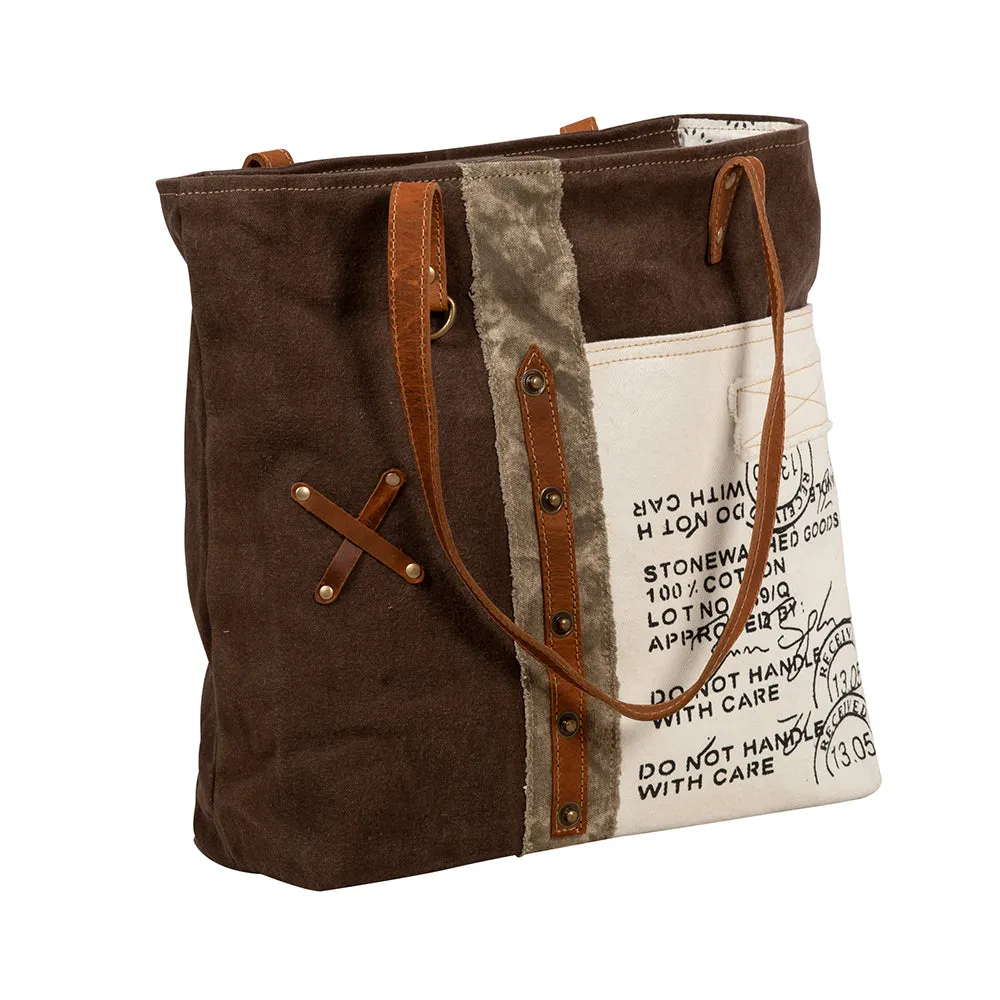 Graded Cotton Farmland Tote Bag sold by Myra Bag product image thumbnail 2