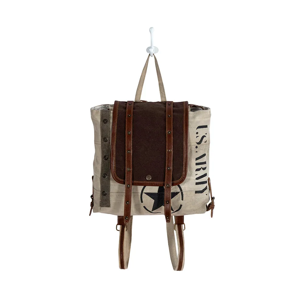 Army Motif Backpack Bag sold by Myra Bag product image thumbnail 4