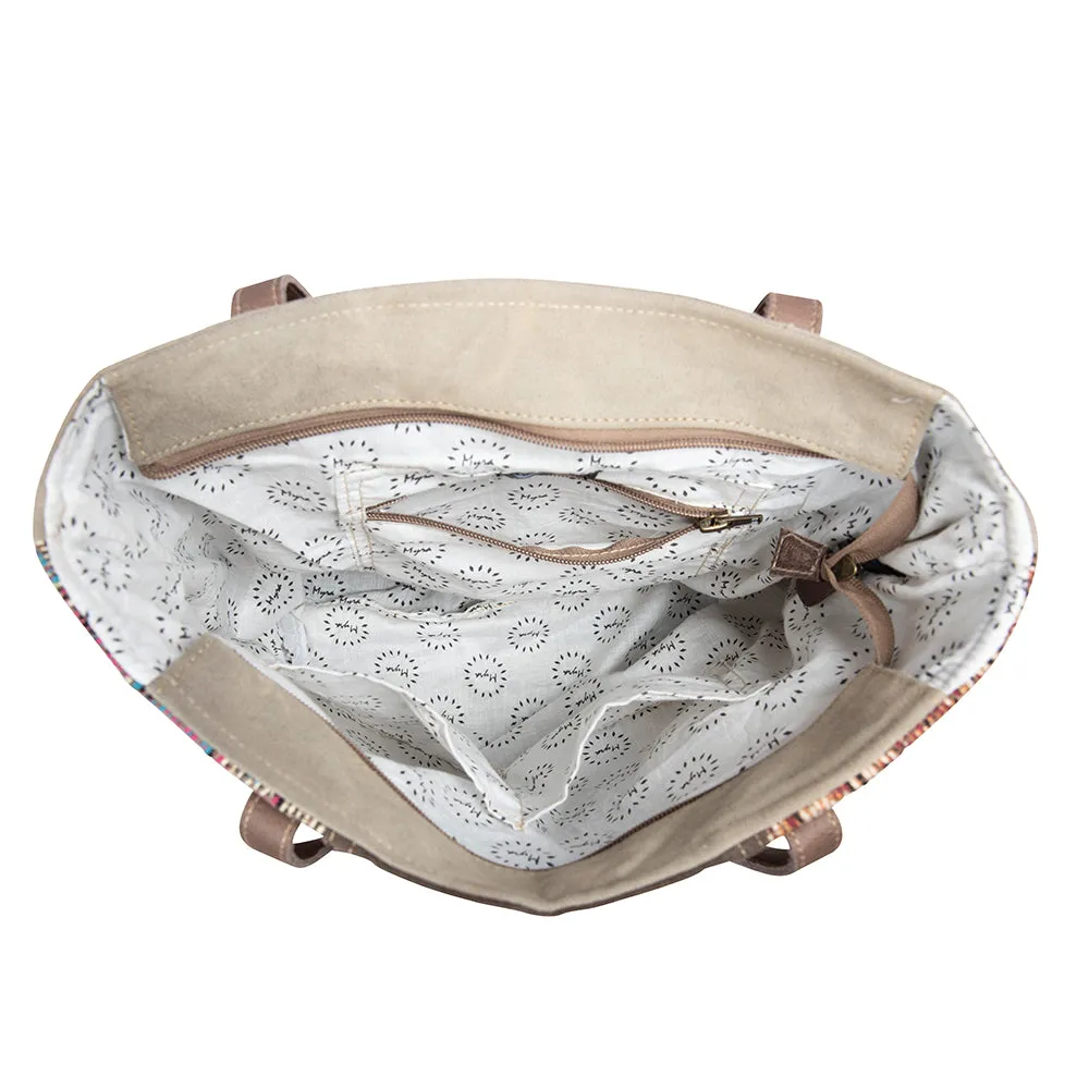 Vintage Journeys Tote Bag sold by Myra Bag product image thumbnail 4